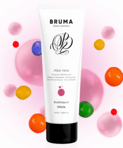 BRUMA – GEL DESLIZANTE CON ALOE VERA SABOR A CHICLE 100 ML - intimamenities.com
