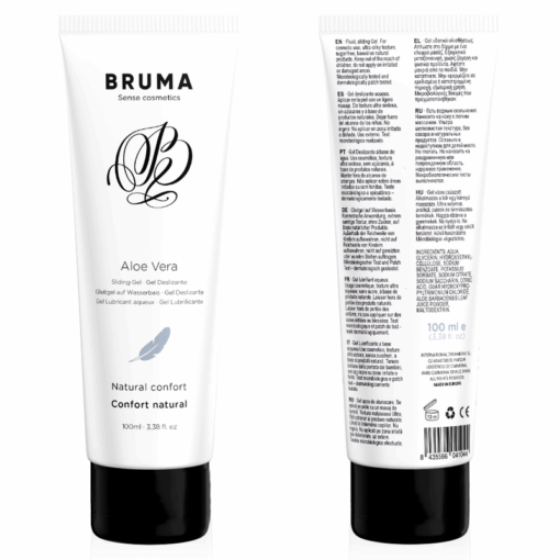BRUMA – GEL DESLIZANTE CON ALOE VERA CONFORT NATURAL 100 ML - intimamenities.com
