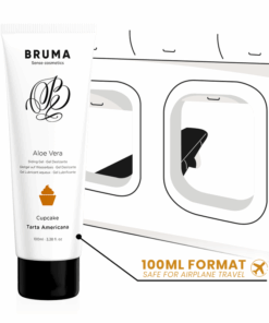 BRUMA – GEL DESLIZANTE CON ALOE VERA SABOR A TARTA AMERICANA 100 ML - intimamenities.com