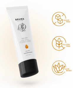 BRUMA – GEL DESLIZANTE CON ALOE VERA SABOR A TARTA AMERICANA 100 ML - intimamenities.com