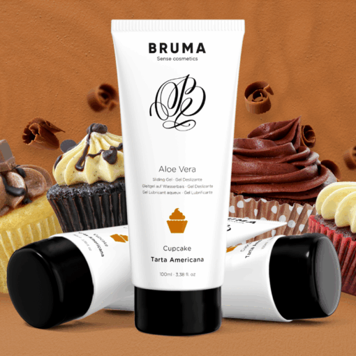 BRUMA – GEL DESLIZANTE CON ALOE VERA SABOR A TARTA AMERICANA 100 ML - intimamenities.com