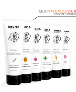 BRUMA – GEL DESLIZANTE CON ALOE VERA SABOR A PIÑA COLADA 100 ML - intimamenities.com