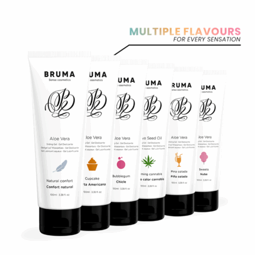 BRUMA – GEL DESLIZANTE CON ALOE VERA SABOR A PIÑA COLADA 100 ML - intimamenities.com