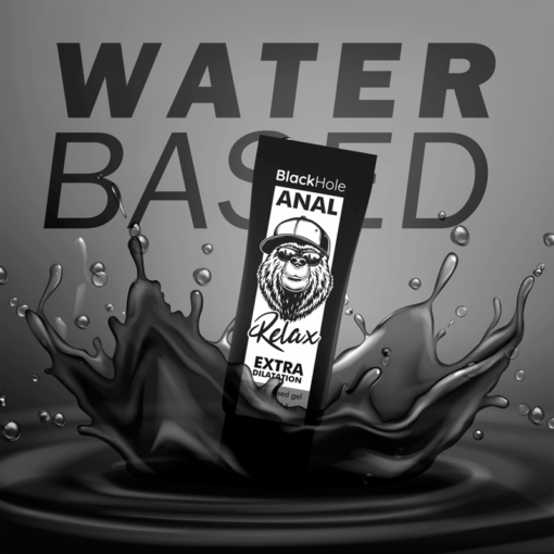 BLACK HOLE – GEL BASE AGUA DILATACIÓN ANAL 70 ML - intimamenities.com