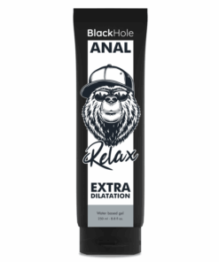BLACK HOLE – GEL BASE AGUA DILATACIÓN ANAL 250 ML - intimamenities.com
