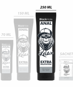 BLACK HOLE – GEL BASE AGUA DILATACIÓN ANAL 250 ML - intimamenities.com