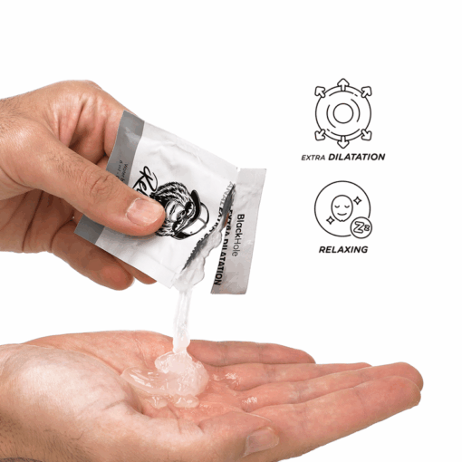 BLACK HOLE – GEL BASE AGUA DILATACIÓN ANAL 6 ML MONODOSIS - intimamenities.com