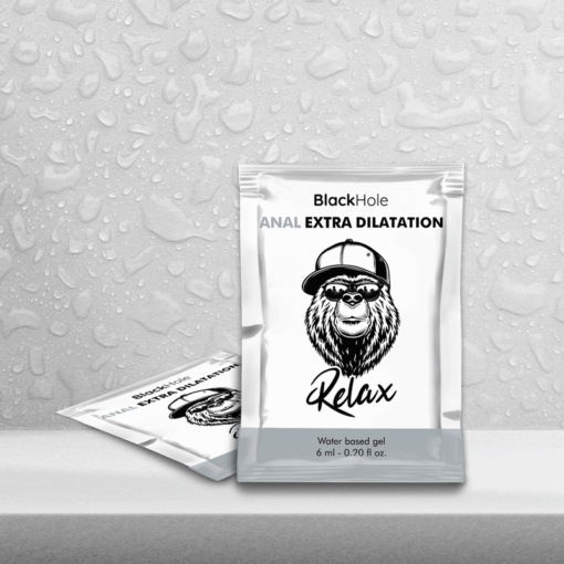 BLACK HOLE – GEL BASE AGUA DILATACIÓN ANAL 6 ML MONODOSIS - intimamenities.com