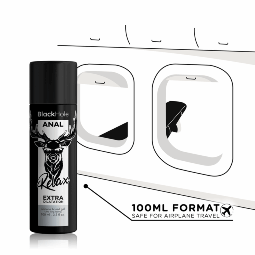 BLACK HOLE – BASE SILICONA CONCENTRADA DILATACIÓN ANAL 100 ML - intimamenities.com