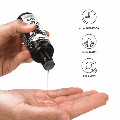 BLACK HOLE – BASE SILICONA CONCENTRADA DILATACIÓN ANAL 100 ML - intimamenities.com