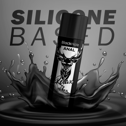 BLACK HOLE – BASE SILICONA CONCENTRADA DILATACIÓN ANAL 100 ML - intimamenities.com