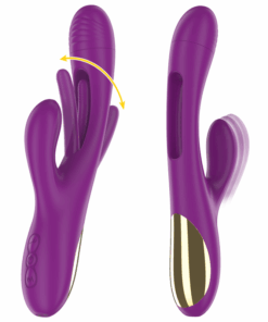 INTENSE – APOLO VIBRADOR MULTIFUNCIÓN RECARGABLE 7 VIBRACIONES CON LENGUA OSCILANTE MORADO - intimamenities.com