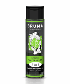 BRUMA – ACEITE DE MASAJE PREMIUM EFECTO CALOR SABOR SANDÍA 3 EN 1 – 100 ML - intimamenities.com