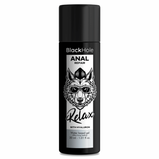BLACK HOLE – ANAL REPAIR BASE AGUA RELAX CON HYALURON 30 ML - intimamenities.com