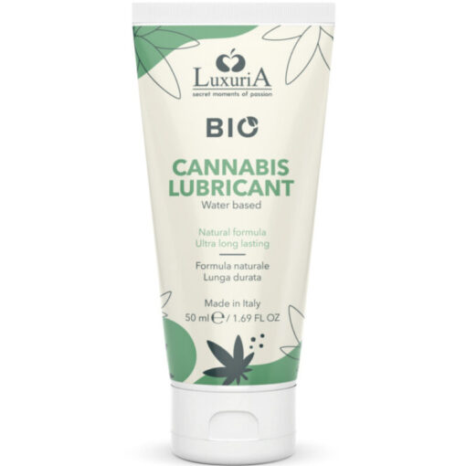 INTIMATELINE – LUXURIA  BIO LUBRICANTE CANNABIS BASE AGUA 50 ML - intimamenities.com