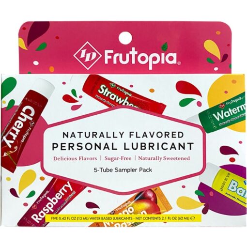 ID FRUTOPIA – LUBRICANTE SURTIDO 5 PACK 12 ML - intimamenities.com