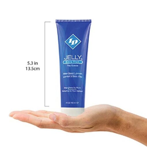 ID JELLY – LUBRICANTE BASE AGUA EXTRA THICK TRAVEL TUBE 120 ML - intimamenities.com