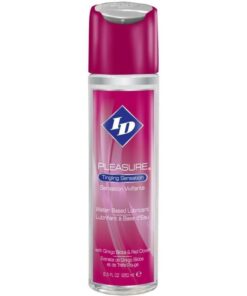 ID PLEASURE – LUBRICANTE BASE AGUA TINGING SENSATION 250 ML - intimamenities.com