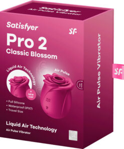 SATISFYER – AIR PULSE PRO 2 CLASSIC BLOSSOM VIBRADOR - intimamenities.com