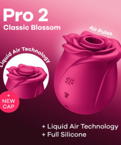 SATISFYER – AIR PULSE PRO 2 CLASSIC BLOSSOM VIBRADOR - intimamenities.com
