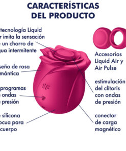 SATISFYER – AIR PULSE PRO 2 CLASSIC BLOSSOM VIBRADOR - intimamenities.com