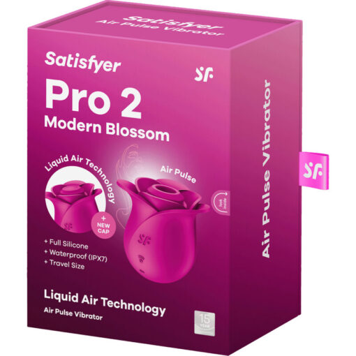SATISFYER – AIR PULSE PRO 2 MODERN BLOSSOM VIBRADOR - intimamenities.com