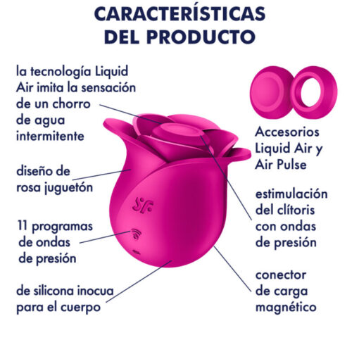 SATISFYER – AIR PULSE PRO 2 MODERN BLOSSOM VIBRADOR - intimamenities.com
