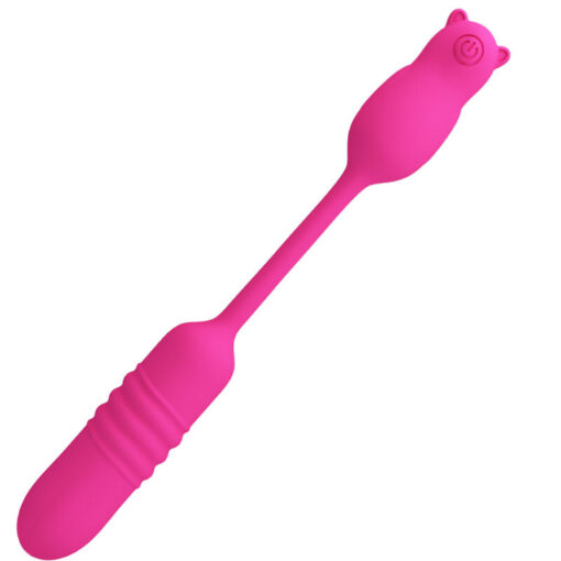 PRETTY LOVE – NOBIKUMA BALA VIBRADORA DE SILICONA ROSA - intimamenities.com