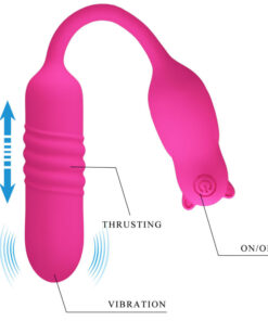PRETTY LOVE – NOBIKUMA BALA VIBRADORA DE SILICONA ROSA - intimamenities.com