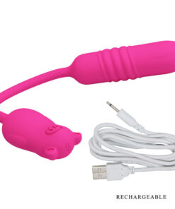 PRETTY LOVE – NOBIKUMA BALA VIBRADORA DE SILICONA ROSA - intimamenities.com