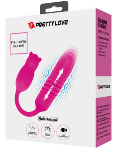 PRETTY LOVE – NOBIKUMA BALA VIBRADORA DE SILICONA ROSA - intimamenities.com