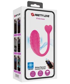 PRETTY LOVE – HUEVO VIBRADOR PESCADOR ROSA CONTROLADO POR APP - intimamenities.com