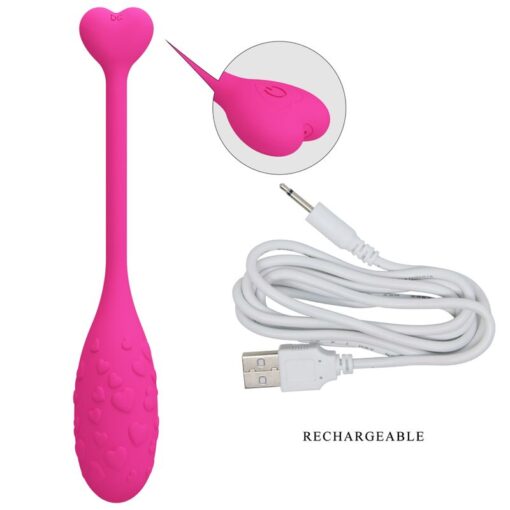 PRETTY LOVE – HUEVO VIBRADOR PESCADOR ROSA CONTROLADO POR APP - intimamenities.com