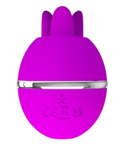 PRETTY LOVE – VIBRADOR DE SILICONA REDONDO GEMINI BALL MORADO - intimamenities.com