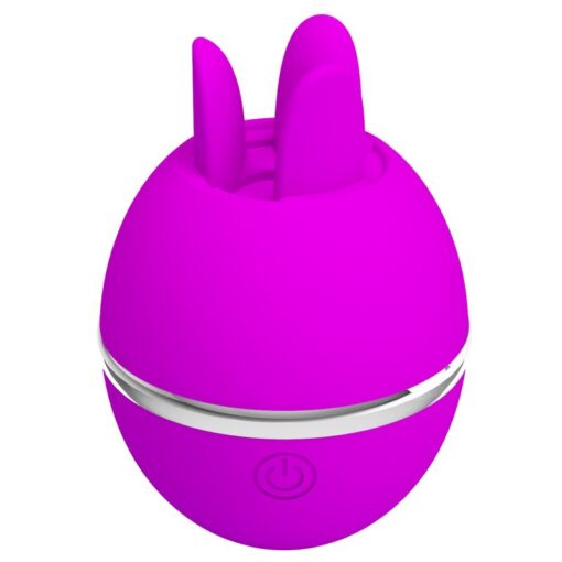 PRETTY LOVE – VIBRADOR DE SILICONA REDONDO GEMINI BALL MORADO - intimamenities.com