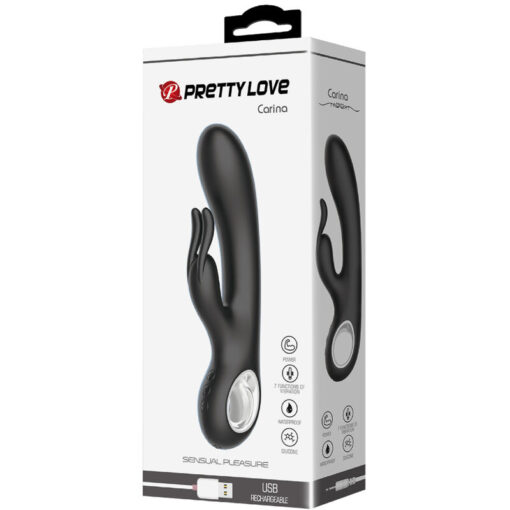 PRETTY LOVE – CARINA VIBRADOR ESTIMULADOR DE CLITORIS Y PUNTO G - intimamenities.com