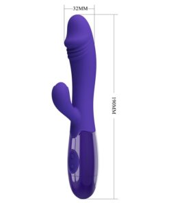 PRETTY LOVE – SNAPPY YOUTH VIBRADOR & ESTIMULADOR PUNTOG VIOLETA - intimamenities.com