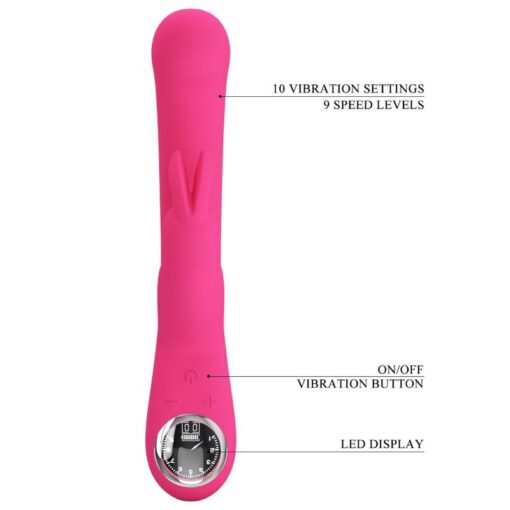 PRETTY LOVE – LAMAR VIBRADOR RABBIT & PUNTO G ROSA - intimamenities.com