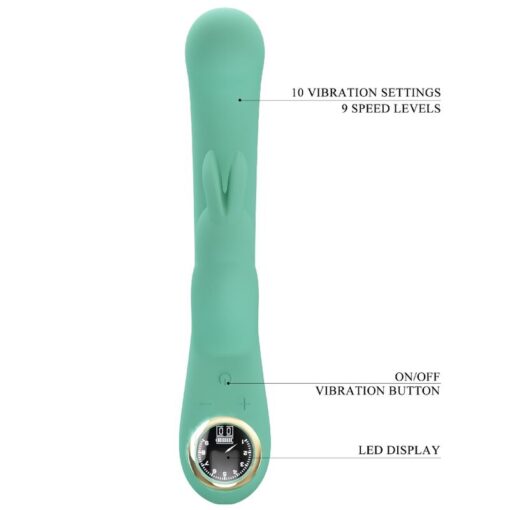 PRETTY LOVE – LAMAR VIBRADOR RABBIT & PUNTO G VERDE - intimamenities.com