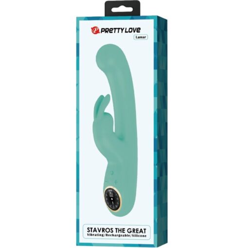 PRETTY LOVE – LAMAR VIBRADOR RABBIT & PUNTO G VERDE - intimamenities.com