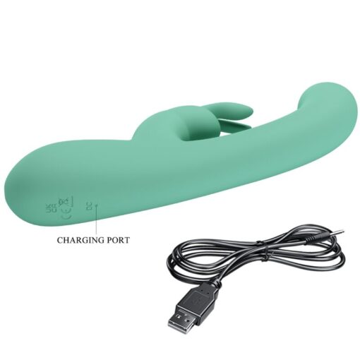 PRETTY LOVE – LAMAR VIBRADOR RABBIT & PUNTO G VERDE - intimamenities.com