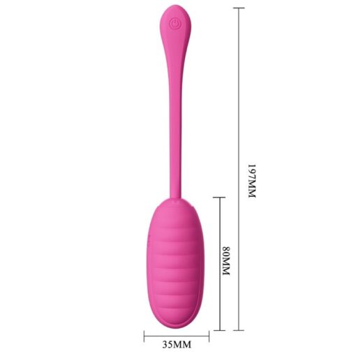 PRETTY LOVE – CATALINA HUEVO VIBRADOR RECARGABLE ROSA - intimamenities.com