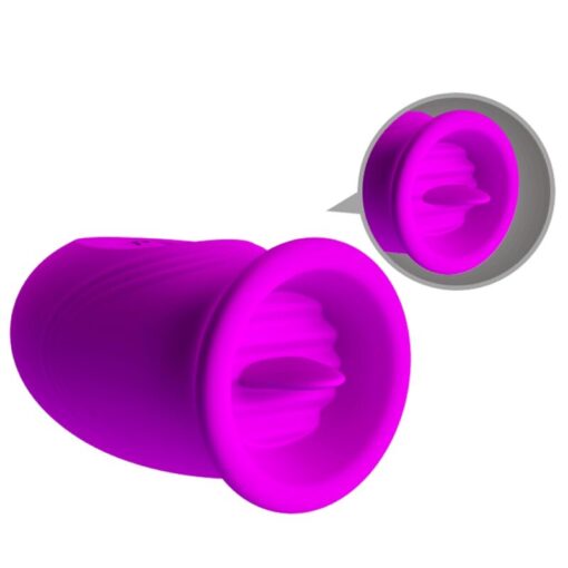 PRETTY LOVE – DAISY HUEVO DUAL VIBRADOR RECARGABLE MORADO - intimamenities.com