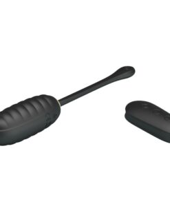 PRETTY LOVE – DOREEN HUEVO VIBRADOR DE LUJO RECARGABLE NEGRO CONTROL REMOTO - intimamenities.com