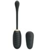 PRETTY LOVE – DOREEN HUEVO VIBRADOR DE LUJO RECARGABLE NEGRO CONTROL REMOTO - intimamenities.com
