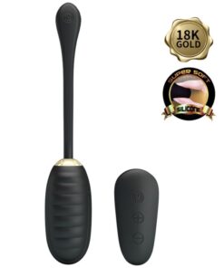 PRETTY LOVE – DOREEN HUEVO VIBRADOR DE LUJO RECARGABLE NEGRO CONTROL REMOTO - intimamenities.com