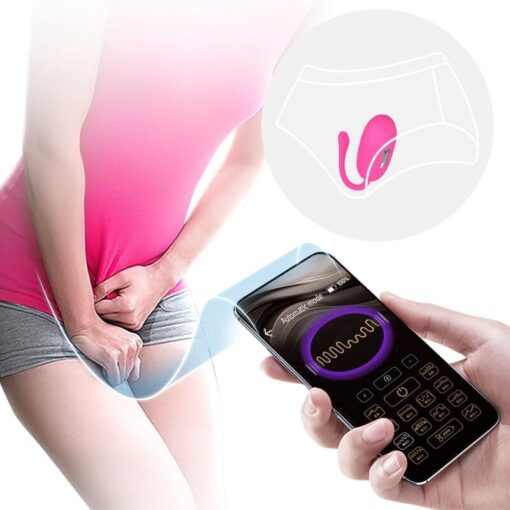 PRETTY LOVE – DOREEN HUEVO VIBRADOR RECARGABLE MAGENTA CONTROL REMOTO - intimamenities.com