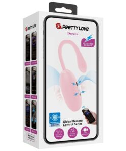PRETTY LOVE – DOREEN HUEVO VIBRADOR RECARGABLE ROSA - intimamenities.com