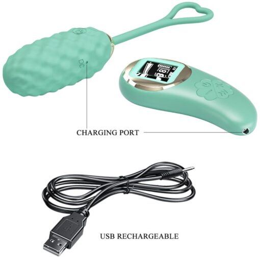 PRETTY LOVE – VIVIAN HUEVO VIBRADOR CONTROL REMOTO VERDE - intimamenities.com