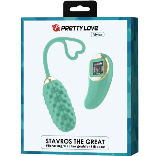 PRETTY LOVE – VIVIAN HUEVO VIBRADOR CONTROL REMOTO VERDE - intimamenities.com